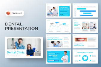 Professional Dental Presentation PowerPoint Template